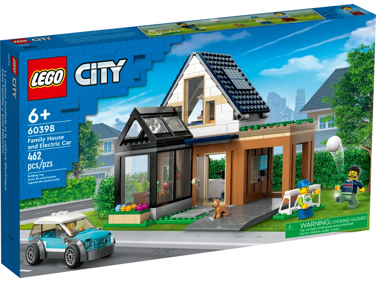 60398 LEGO City - Villetta familiare e auto elettrica
