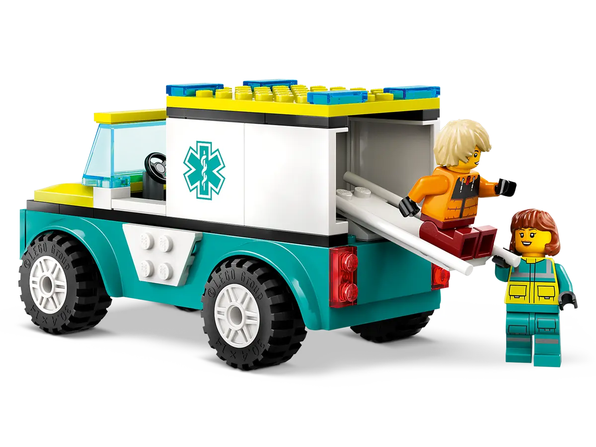 LEGO 60403 - Ambulanza Di Emergenza E Snowboarder a 19,99 €