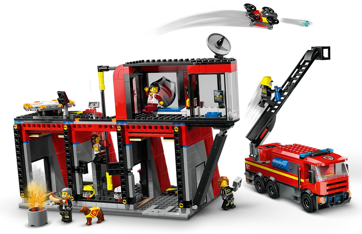 60414 LEGO City - Caserma dei pompieri e autopompa – sgorbatipiacenza
