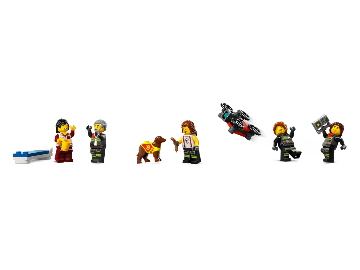 60414 LEGO City - Caserma dei pompieri e autopompa
