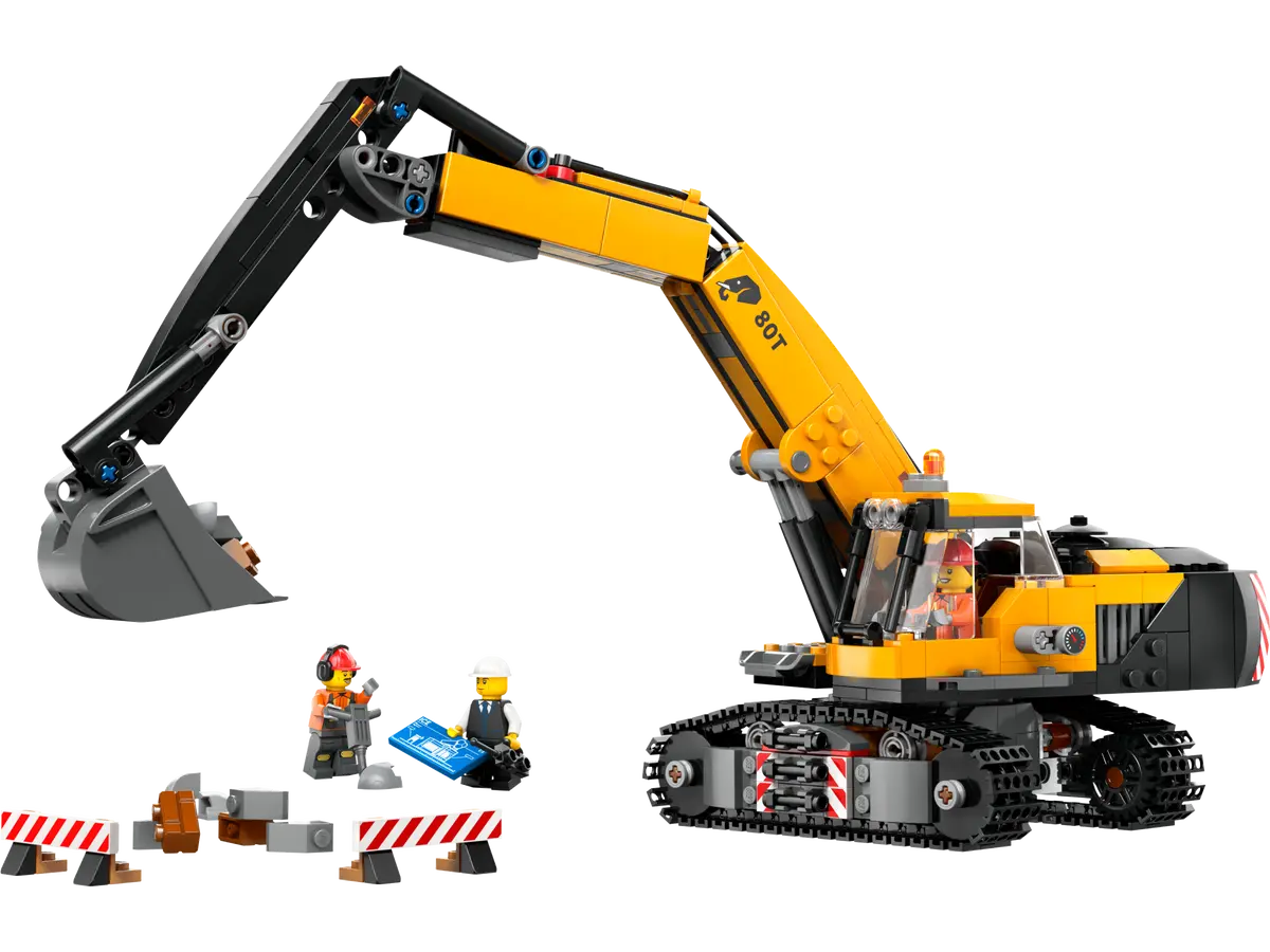 60420 LEGO City - Escavatore da cantiere giallo