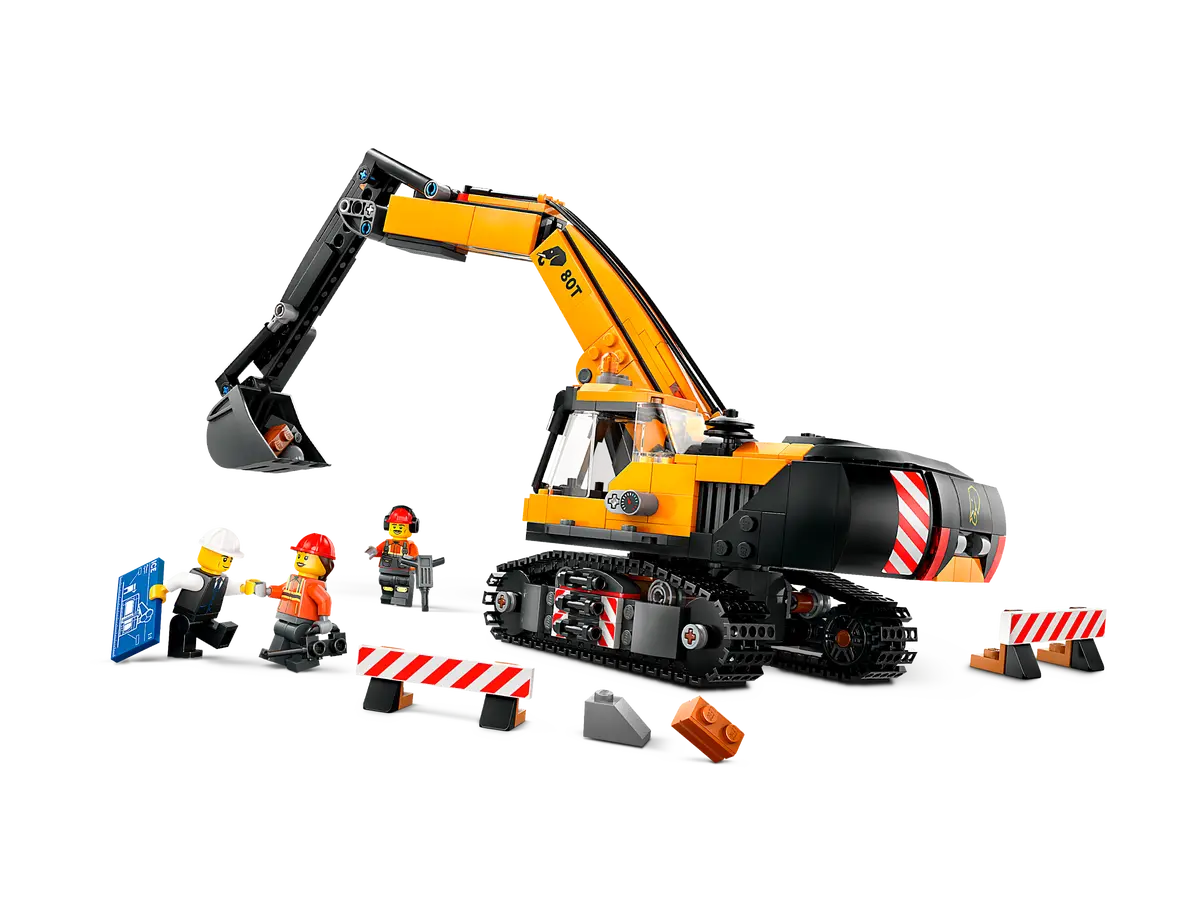 60420 LEGO City - Escavatore da cantiere giallo