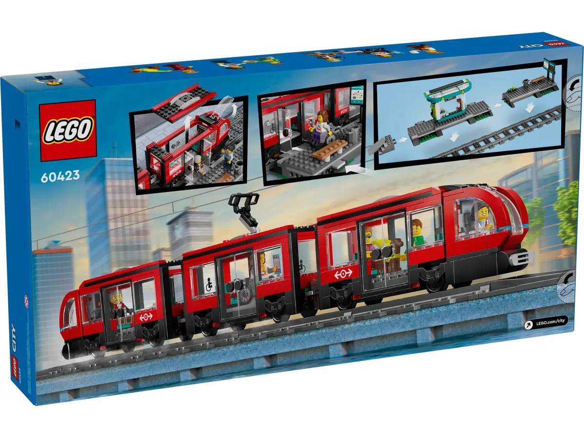 60423 LEGO City - Tram e fermata del tram