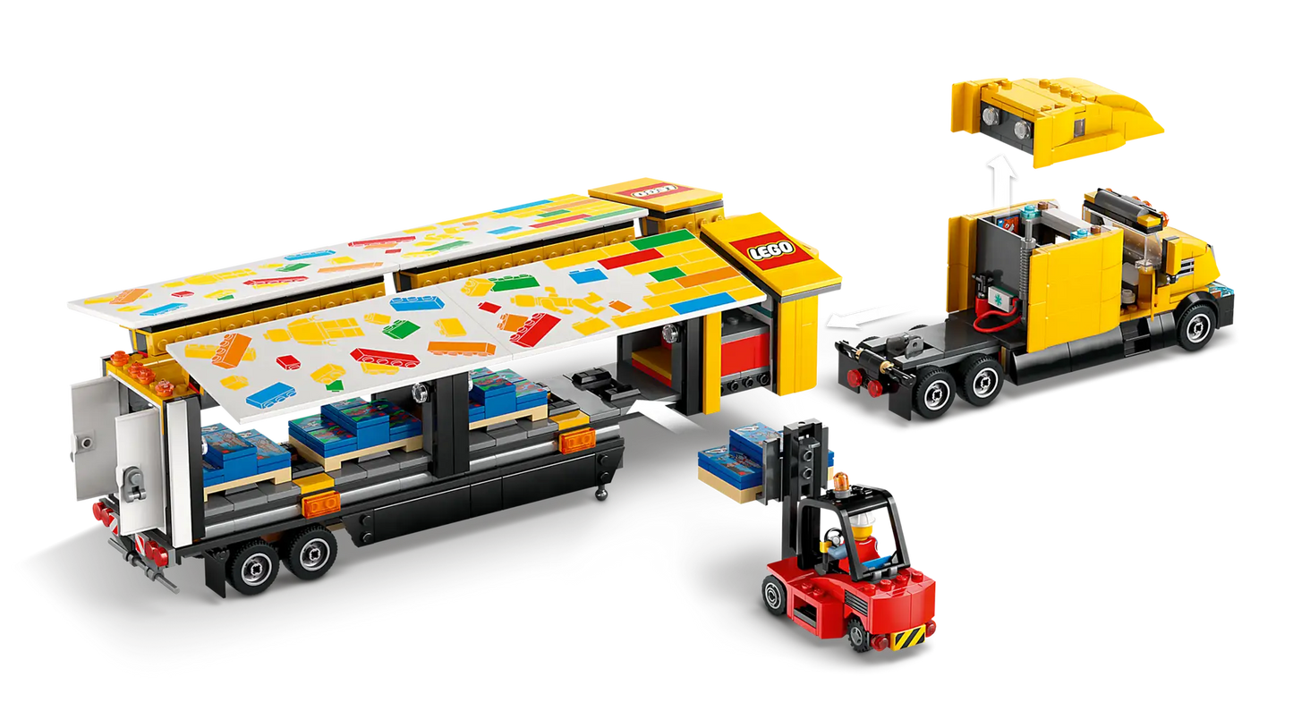 60440 ESCLUSIVA LEGO City - Camion per le consegne giallo
