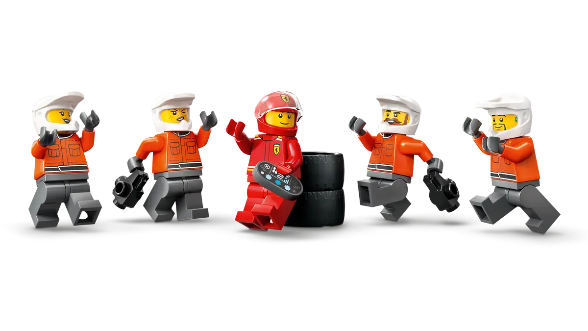 60443 LEGO City - Pitstop e meccanici con monoposto Ferrari F1®