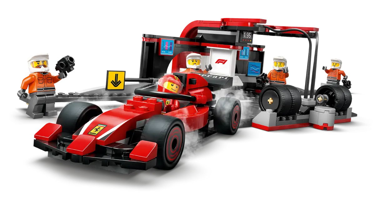 60443 LEGO City - Pitstop e meccanici con monoposto Ferrari F1®