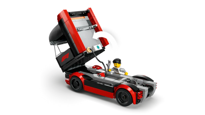 60445 LEGO City - Autotrasportatore F1® con monoposto RB20 e AMR24 F1®