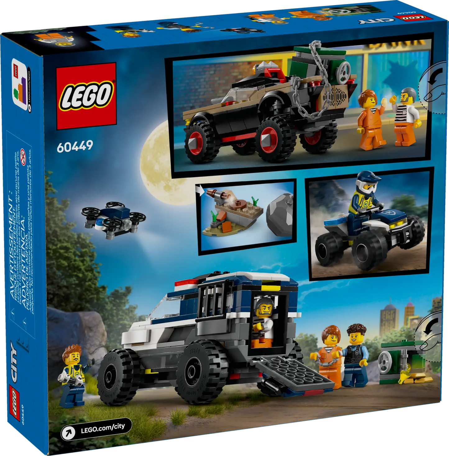 60449 ESCLUSIVA LEGO City - Inseguimento del fuoristrada della polizia