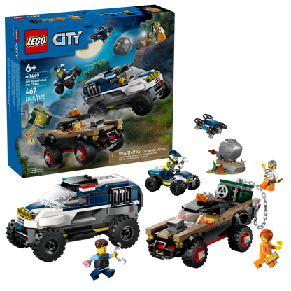 60449 ESCLUSIVA LEGO City - Inseguimento del fuoristrada della polizia