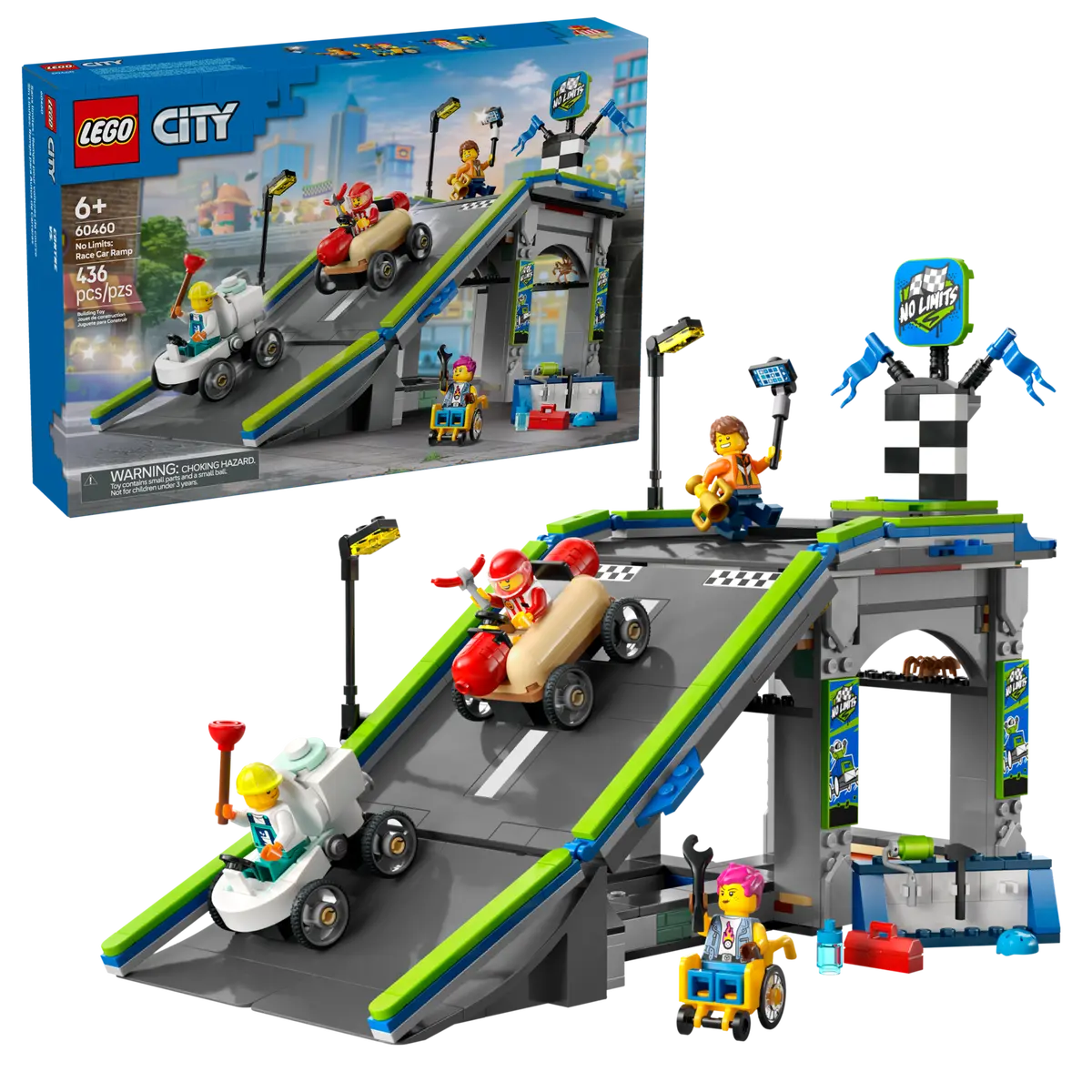 60460 LEGO City - Nessun limite: gara sulla pista a rampe