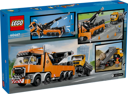 60467 ESCLUSIVA LEGO City - Carro attrezzi heavy duty con gru