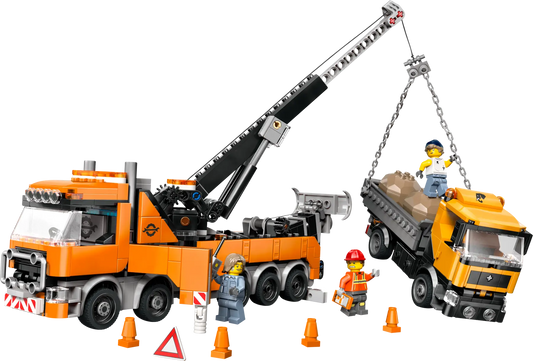 60467 ESCLUSIVA LEGO City - Carro attrezzi heavy duty con gru
