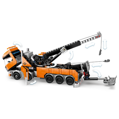 60467 ESCLUSIVA LEGO City - Carro attrezzi heavy duty con gru