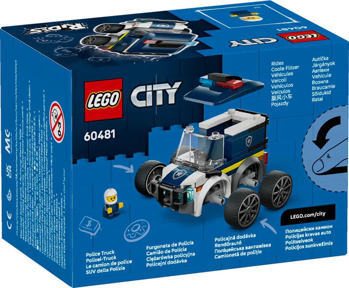 DISPONIBILE DA GENNAIO 2026 - 60481 LEGO City - Veicoli – SUV della Polizia