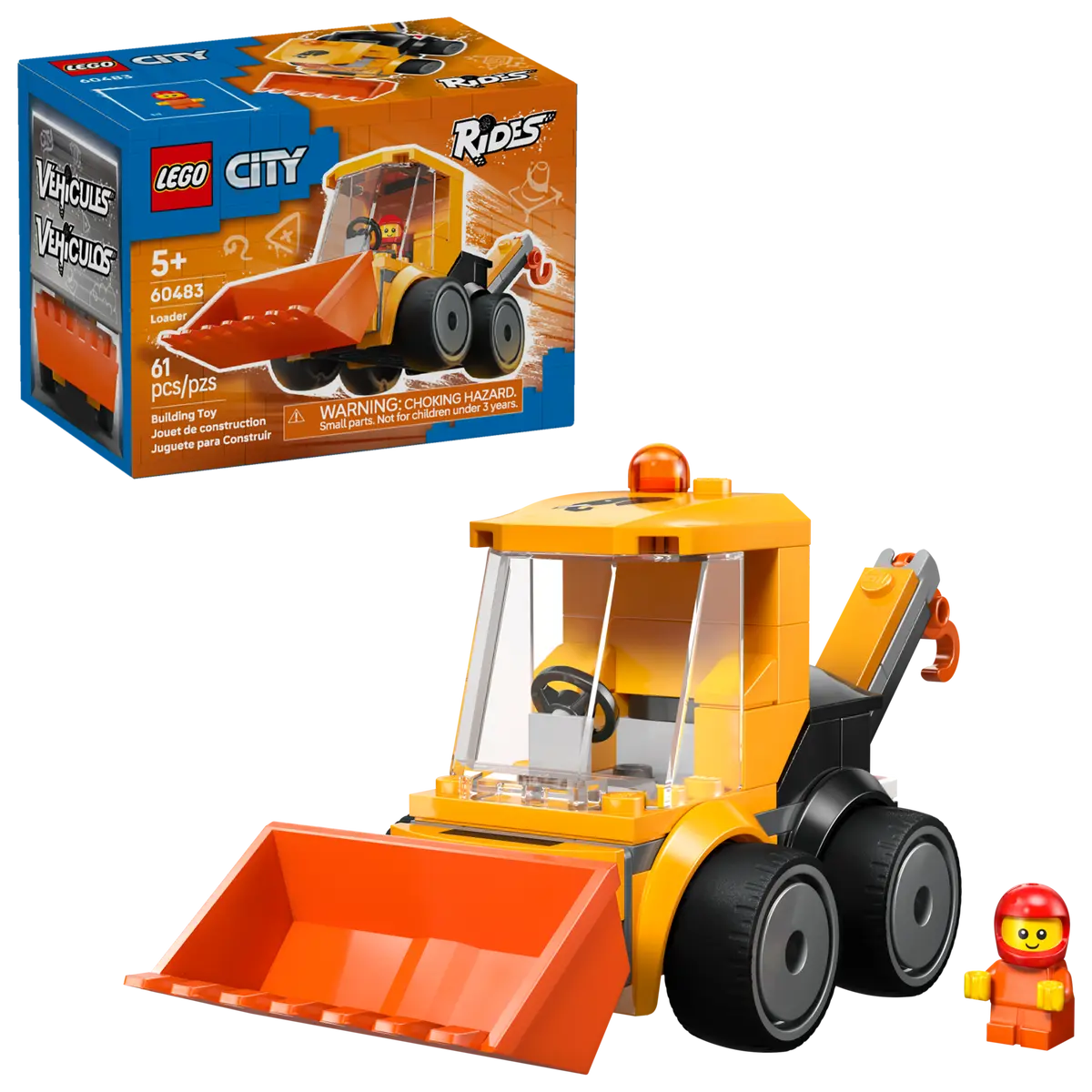DISPONIBILE DA GENNAIO 2026 - 60483 LEGO City - Veicoli – Ruspa da cantiere