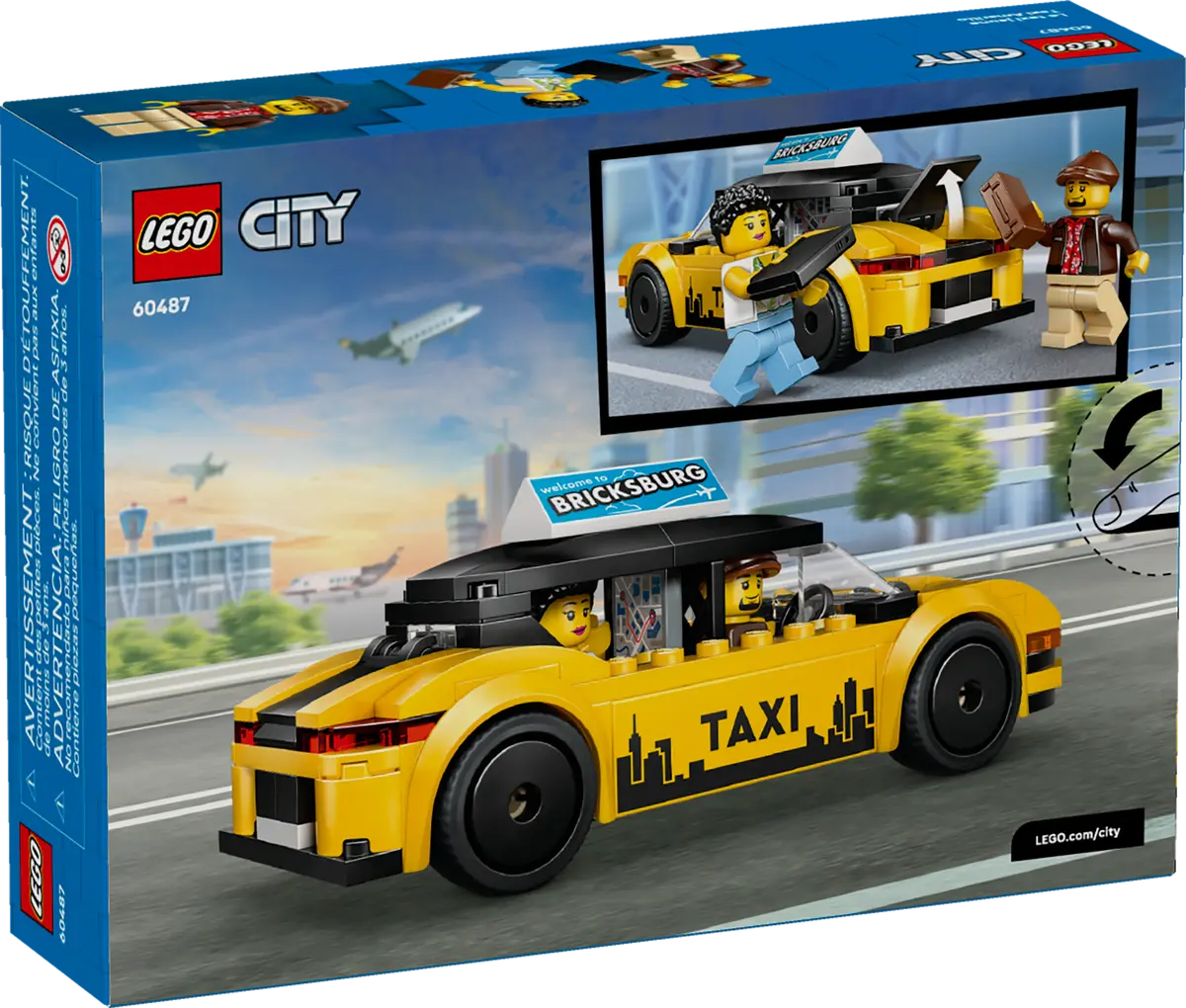 DISPONIBILE DA GENNAIO 2026 - 60487 LEGO City - Taxi giallo