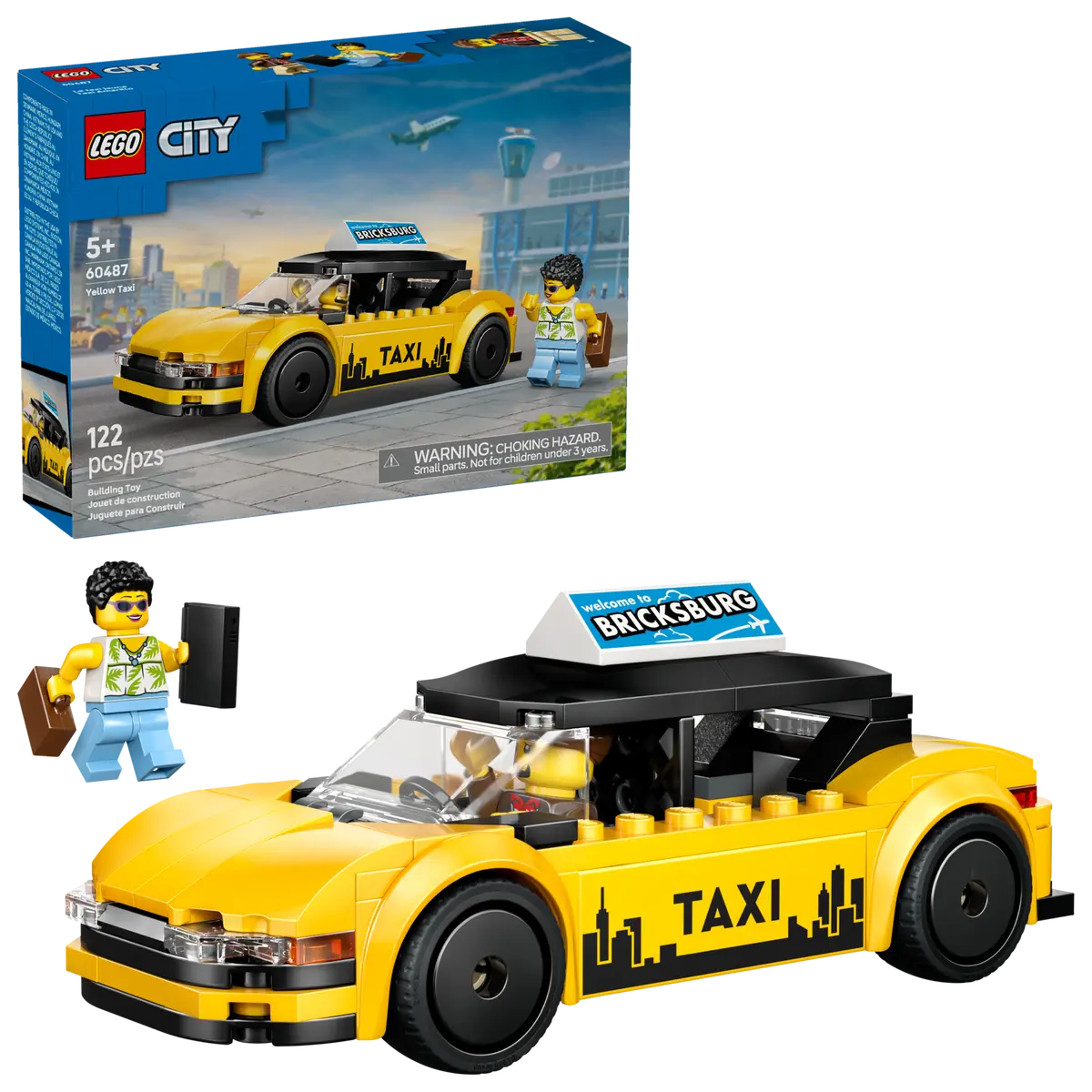 DISPONIBILE DA GENNAIO 2026 - 60487 LEGO City - Taxi giallo