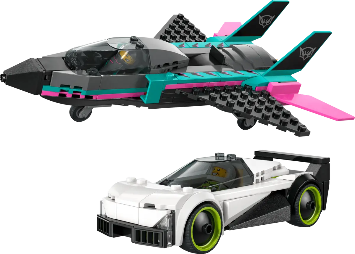 DISPONIBILE DA GENNAIO 2026 - 60489 LEGO City - Jet contro Auto sportiva