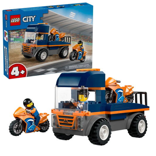 DISPONIBILE DA GENNAIO 2026 - 60491 LEGO City - Trasportatore di moto