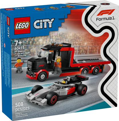 60493 LEGO City - Display Truck F1® con auto da corsa Audi F1®