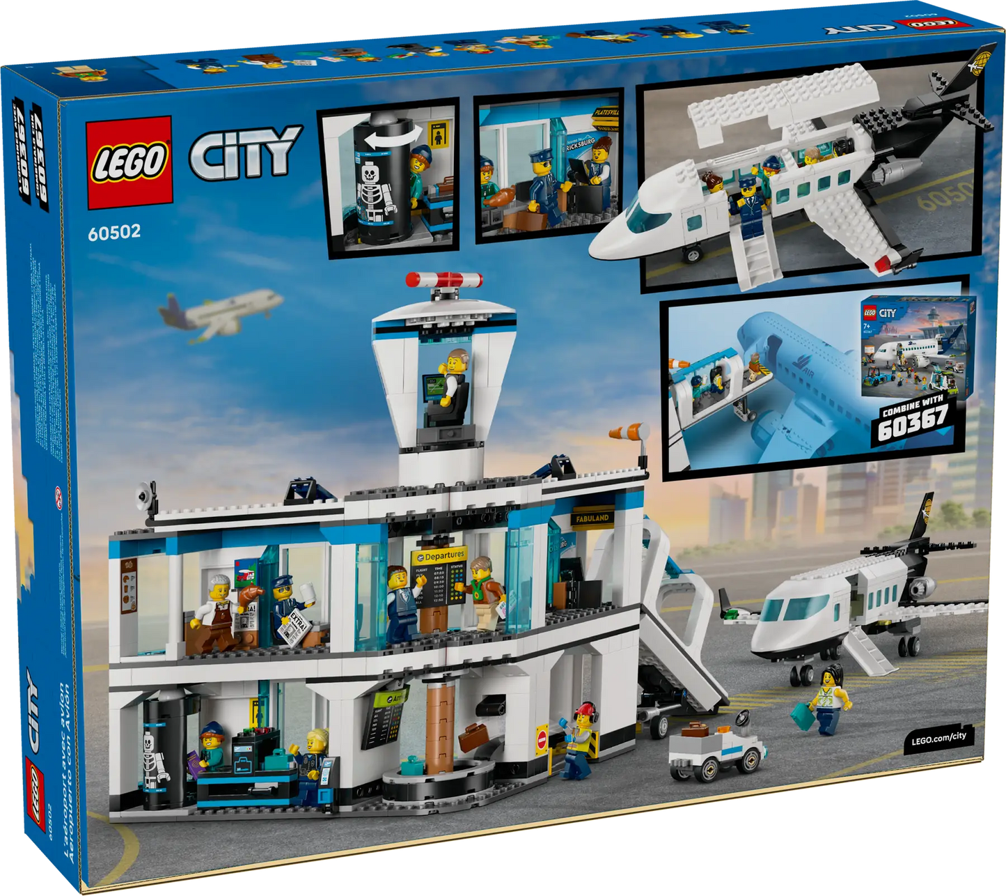 DISPONIBILE DA GENNAIO 2026 - 60502 LEGO City - Aeroporto con aereo