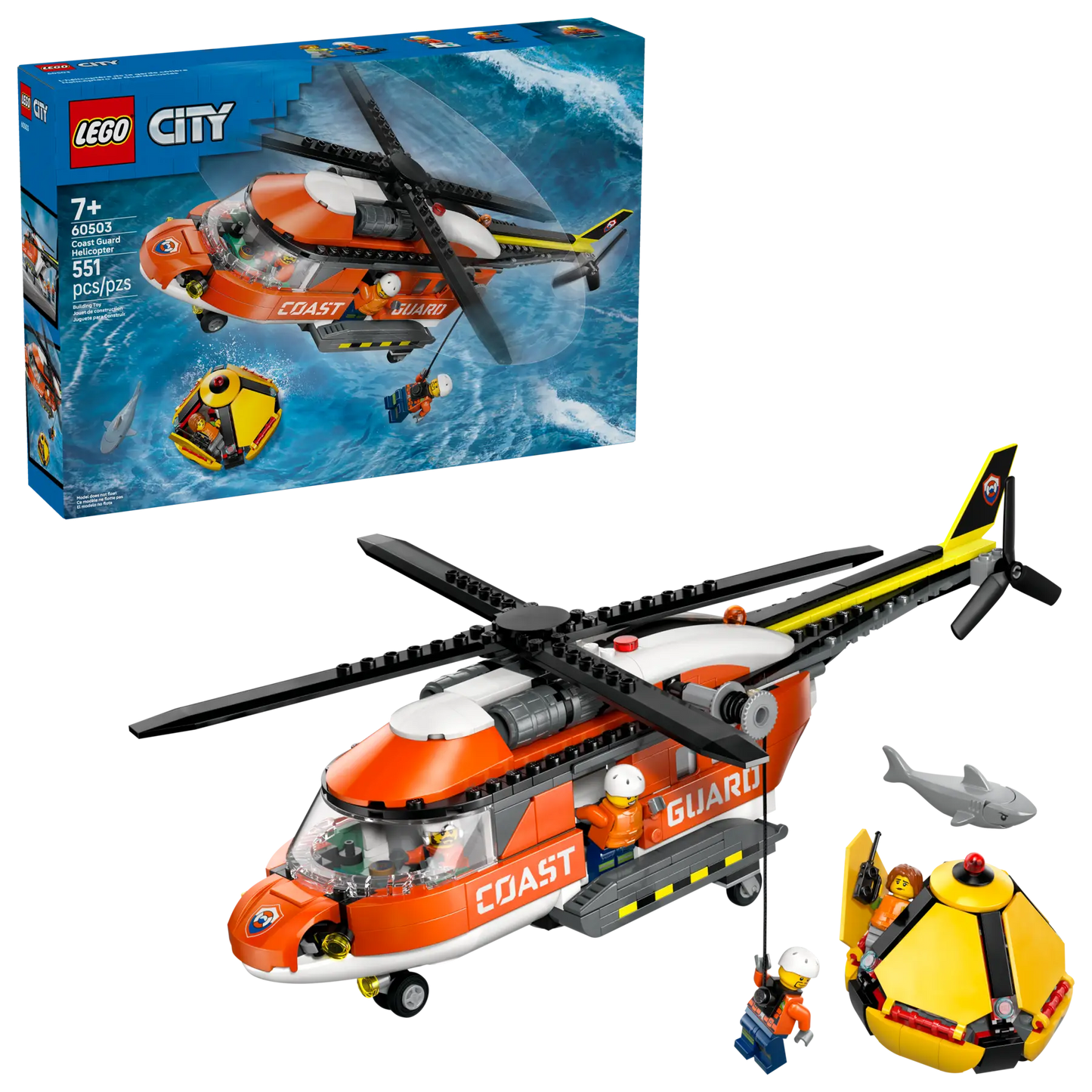 DISPONIBILE DA GENNAIO 2026 - 60503 LEGO City - Elicottero della Guardia Costiera