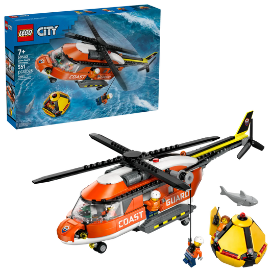 DISPONIBILE DA GENNAIO 2026 - 60503 LEGO City - Elicottero della Guardia Costiera