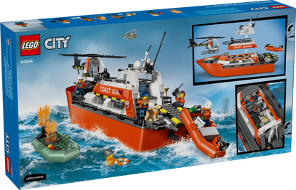 60504 LEGO City - Motoscafo di soccorso ed elicottero della Guardia Costiera