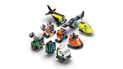 DISPONIBILE DA GENNAIO 2026 - 60505 LEGO City - Remix aereo, camion di servizio e hovercraft