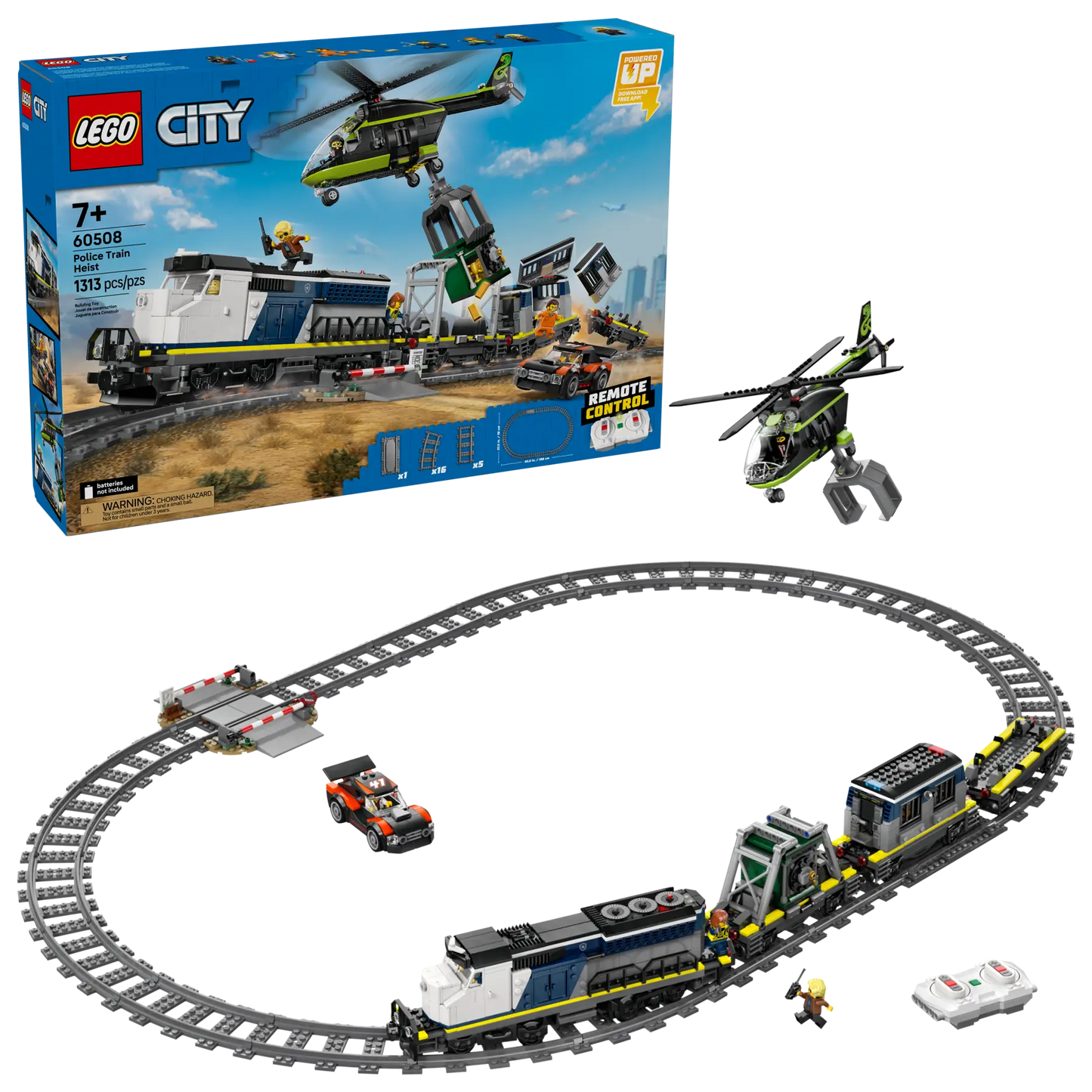 60508 LEGO City - Rapina al treno della polizia
