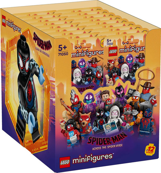 71050 LEGO Minifigures Serie Spider-Man: Across the Spider-Verse - Box da 36 personaggi