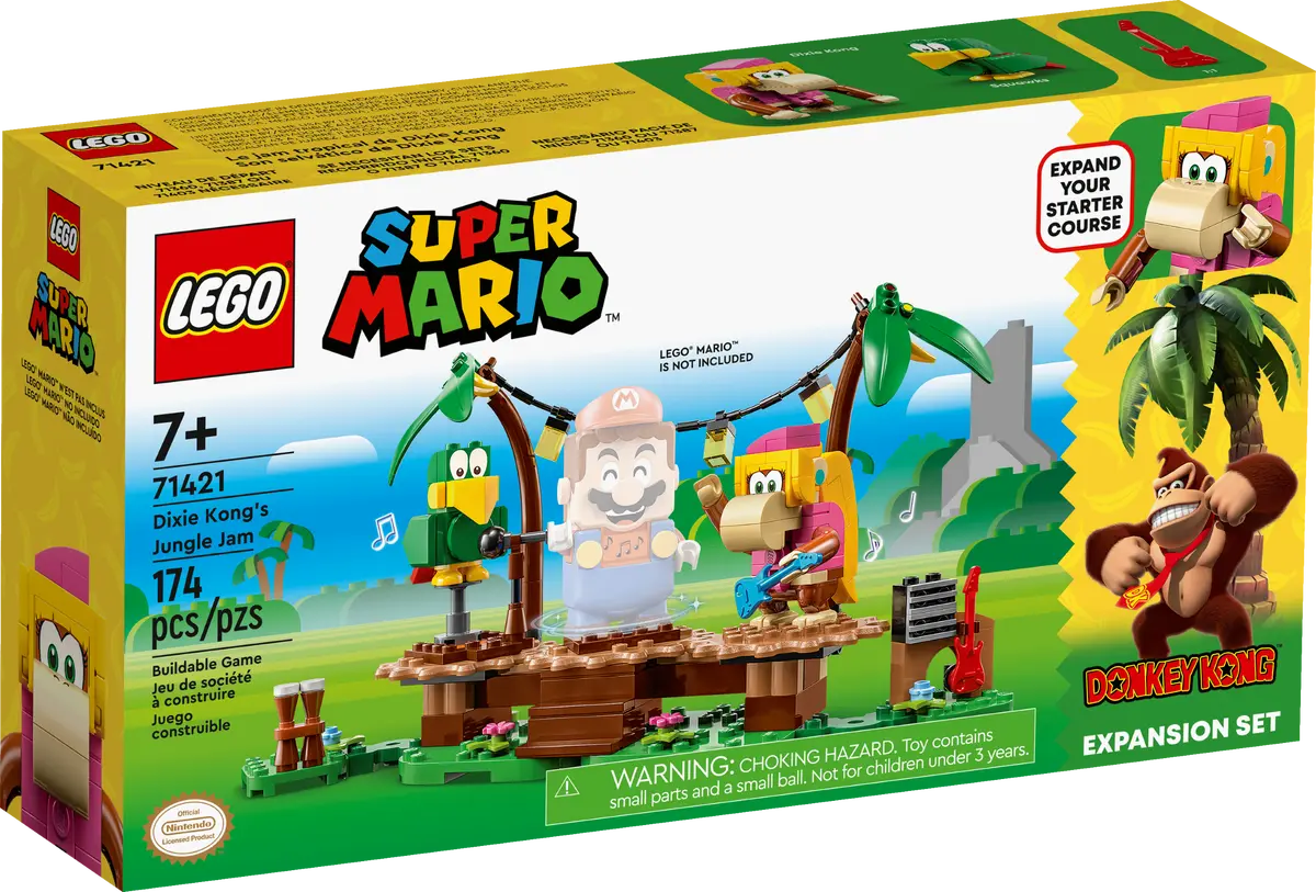 71421 LEGO Super Mario - Pack di espansione Concerto nella giungla di Dixie Kong