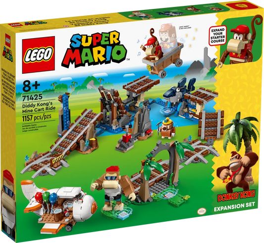 71425 LEGO Super Mario - Pack di espansione Corsa nella miniera di Diddy Kong