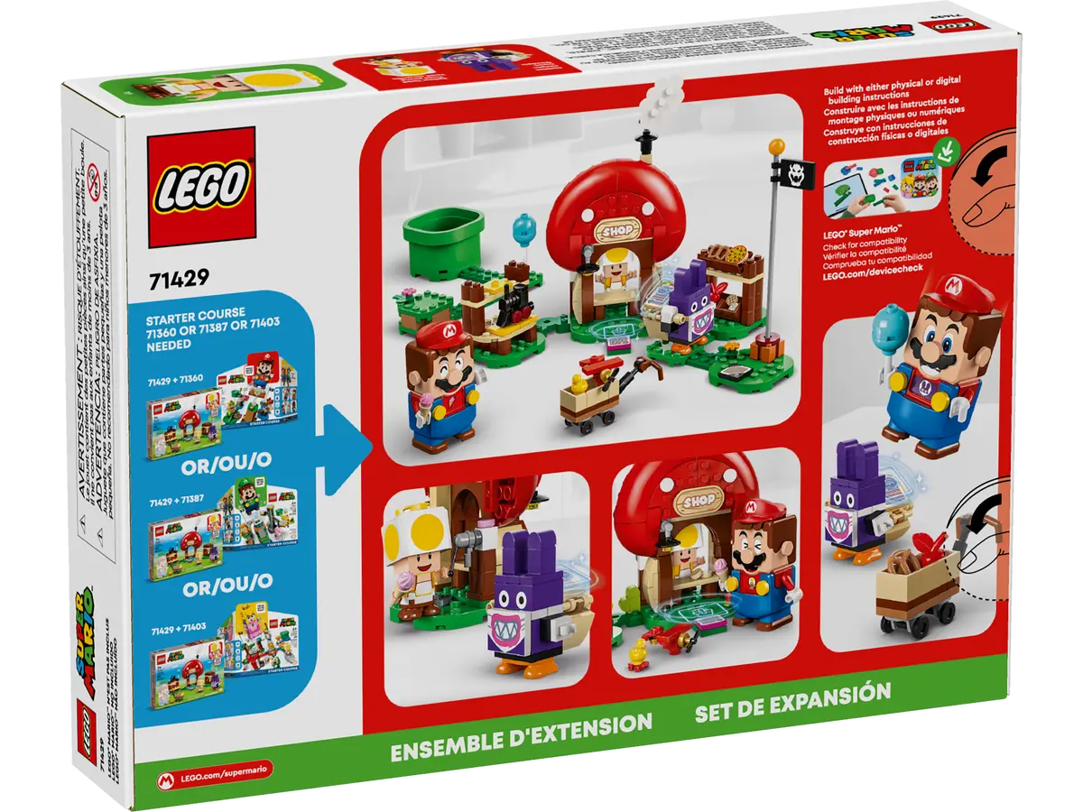 71429 LEGO Super Mario - Pack di espansione Ruboniglio al negozio di Toad