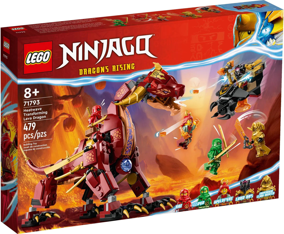 71793 LEGO Ninjago - Dragone di Lava Transformer Heatwave