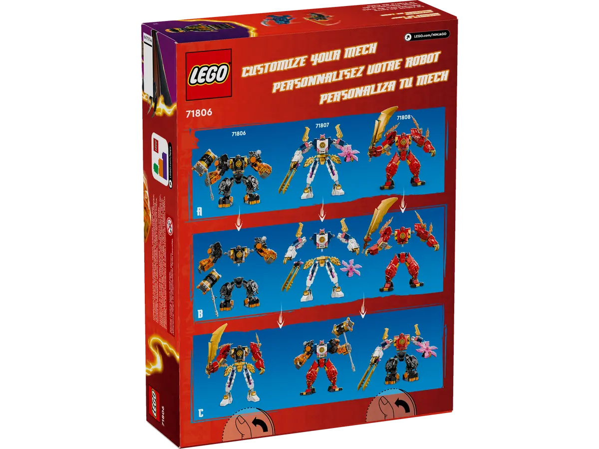 71806 LEGO Ninjago - Mech elemento Terra di Cole