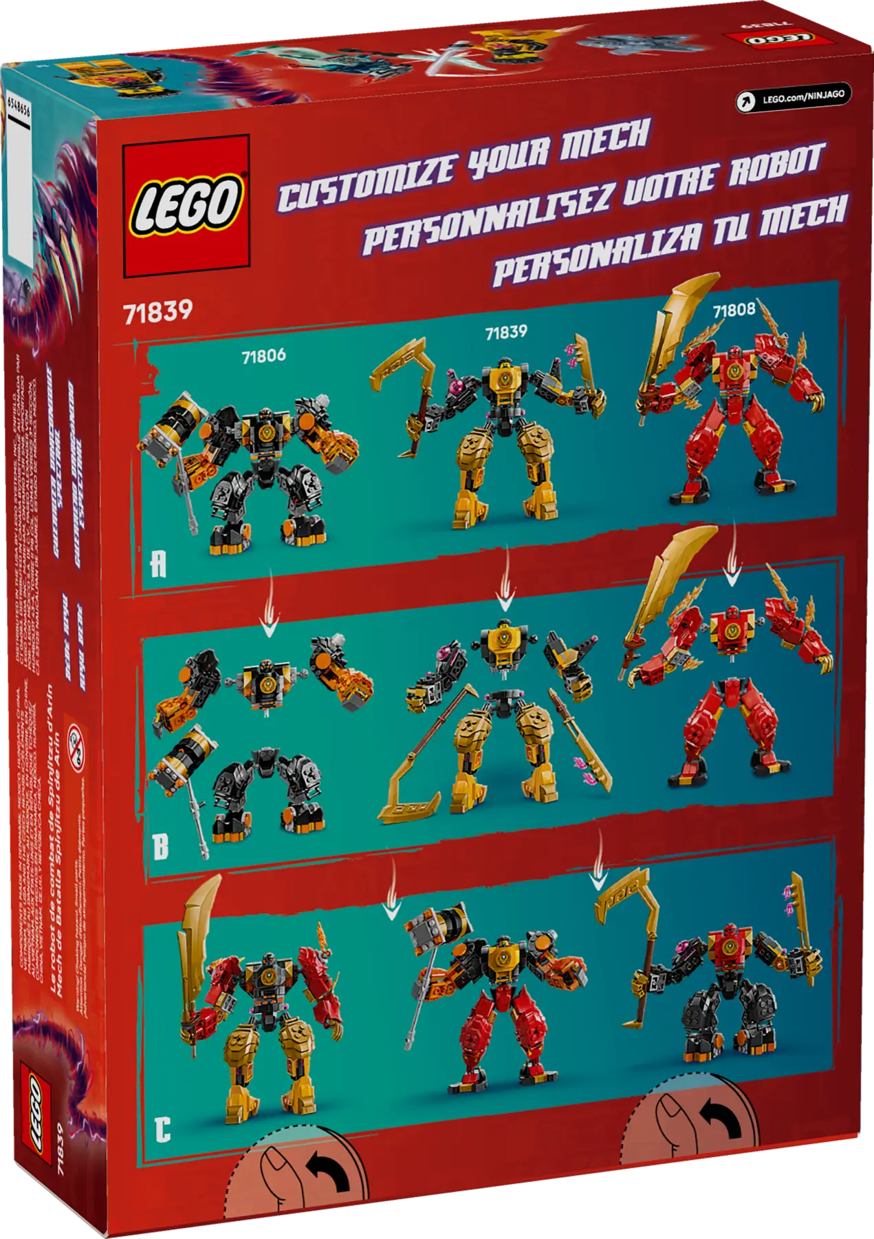 71839 LEGO Ninjago - Battle Mech Spinjitzu di Arin