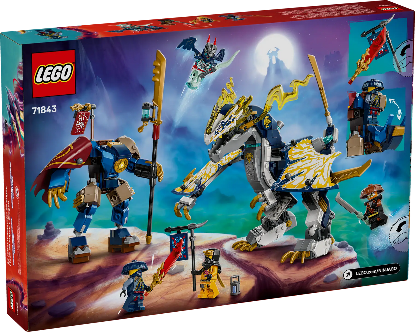 71843 LEGO Ninjago - Mech cavalca-drago di Rogue