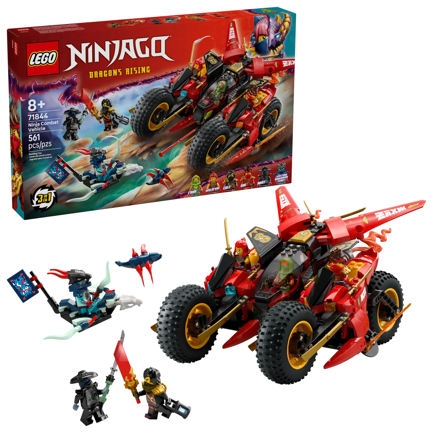 71844 LEGO Ninjago - Veicolo da combattimento Ninja