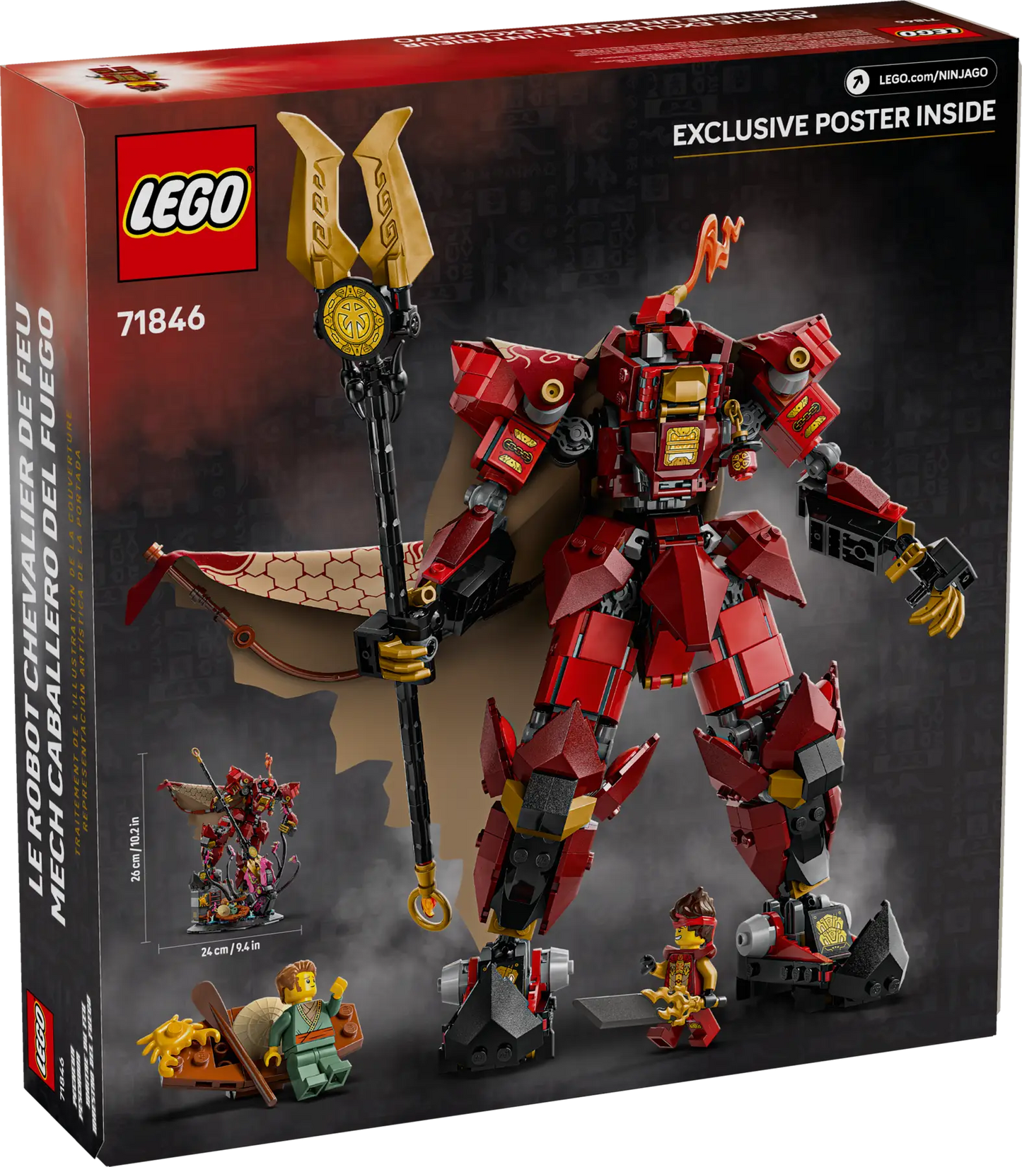 71846 LEGO Ninjago - Mech Cavaliere del Fuoco