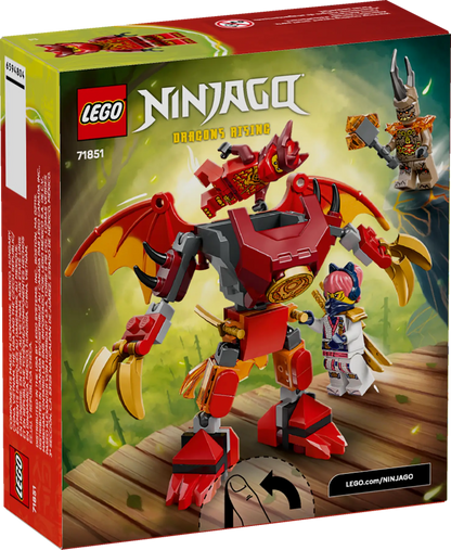 DISPONIBILE DA GENNAIO 2026 - 71851 LEGO Ninjago - Battle Pack Mech Drago di Kai