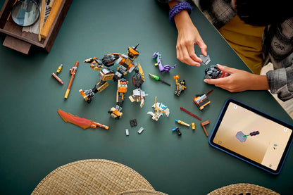 DISPONIBILE DA GENNAIO 2026 - 71854 LEGO Ninjago - Mech della missione di Cole e drago Zane