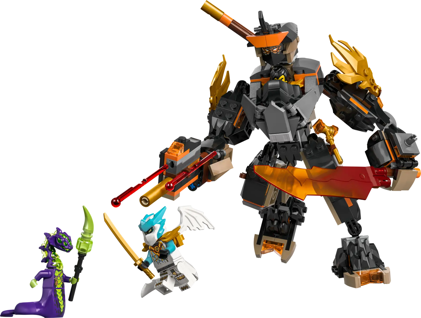 DISPONIBILE DA GENNAIO 2026 - 71854 LEGO Ninjago - Mech della missione di Cole e drago Zane
