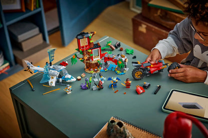 DISPONIBILE DA GENNAIO 2026 - 71857 LEGO Ninjago - Battaglia alla casa sull’albero con veicolo Ninja