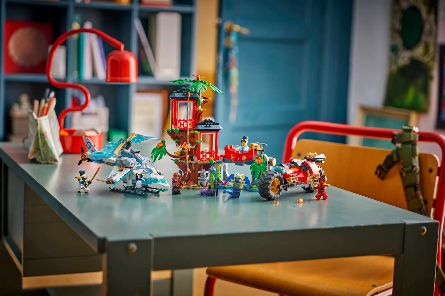 DISPONIBILE DA GENNAIO 2026 - 71857 LEGO Ninjago - Battaglia alla casa sull’albero con veicolo Ninja