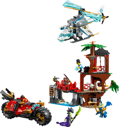 DISPONIBILE DA GENNAIO 2026 - 71857 LEGO Ninjago - Battaglia alla casa sull’albero con veicolo Ninja