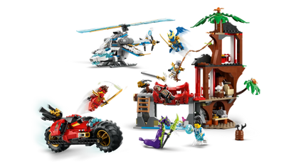 DISPONIBILE DA GENNAIO 2026 - 71857 LEGO Ninjago - Battaglia alla casa sull’albero con veicolo Ninja
