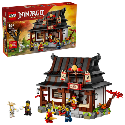 DISPONIBILE DA GENNAIO 2026 - 71858 LEGO Ninjago - La bottega delle Quattro Armi – 15° anniversario