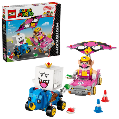 72038 LEGO Super Mario - Mario Kart™ – Wario e Re Boo