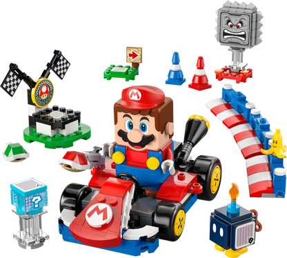 72043 LEGO Super Mario - Mario Kart™ – LEGO® Mario™ interattivo e Kart standard